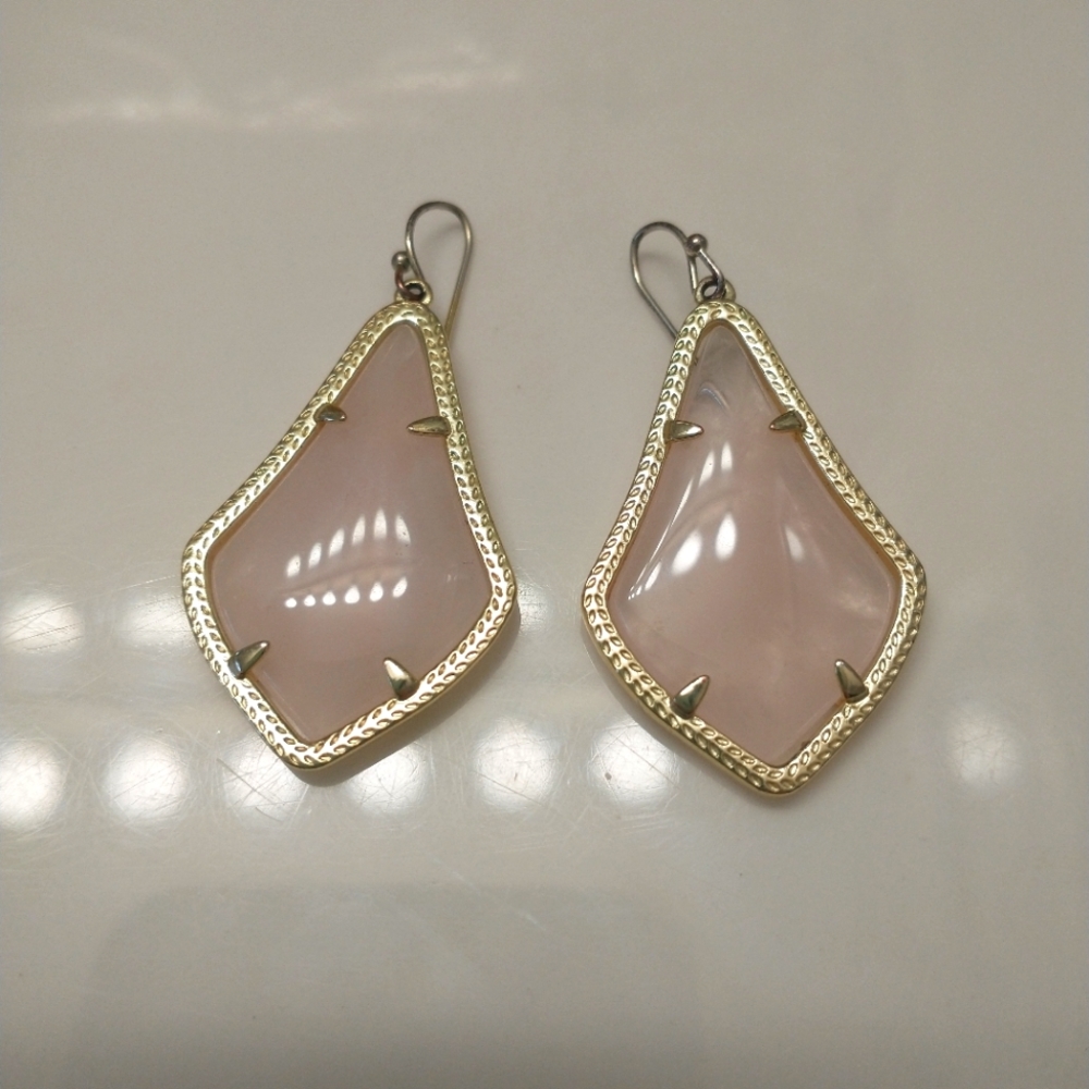Light Pink Kendra Scott Statement Earrings